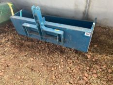 Linkage mounted transport box. NO VAT