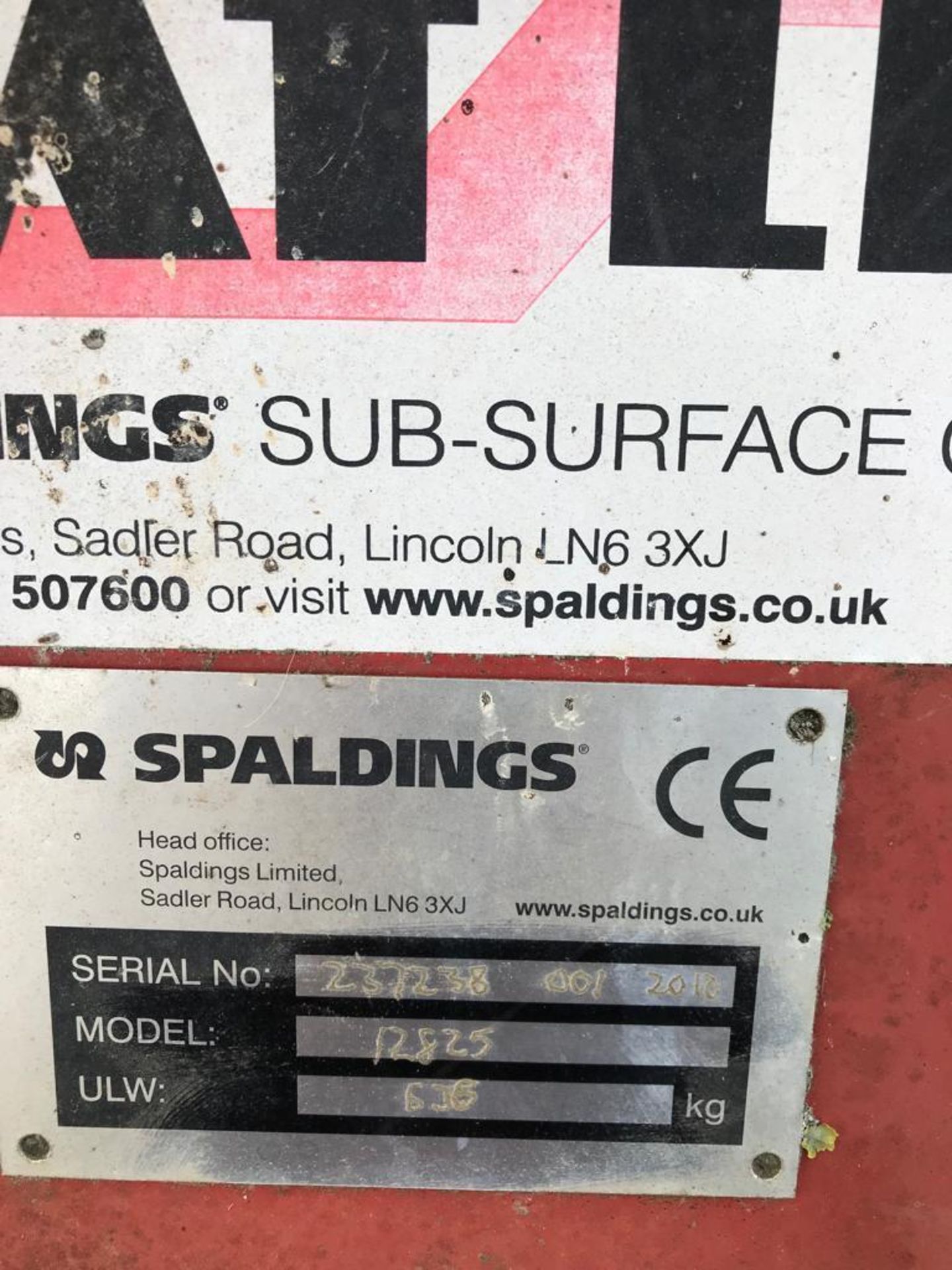 Spaldings 4-Leg Flat Lift - Image 14 of 14