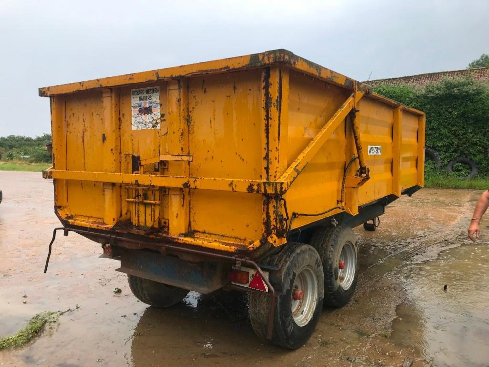 10T Richard Western Grain Trailer - Image 3 of 4