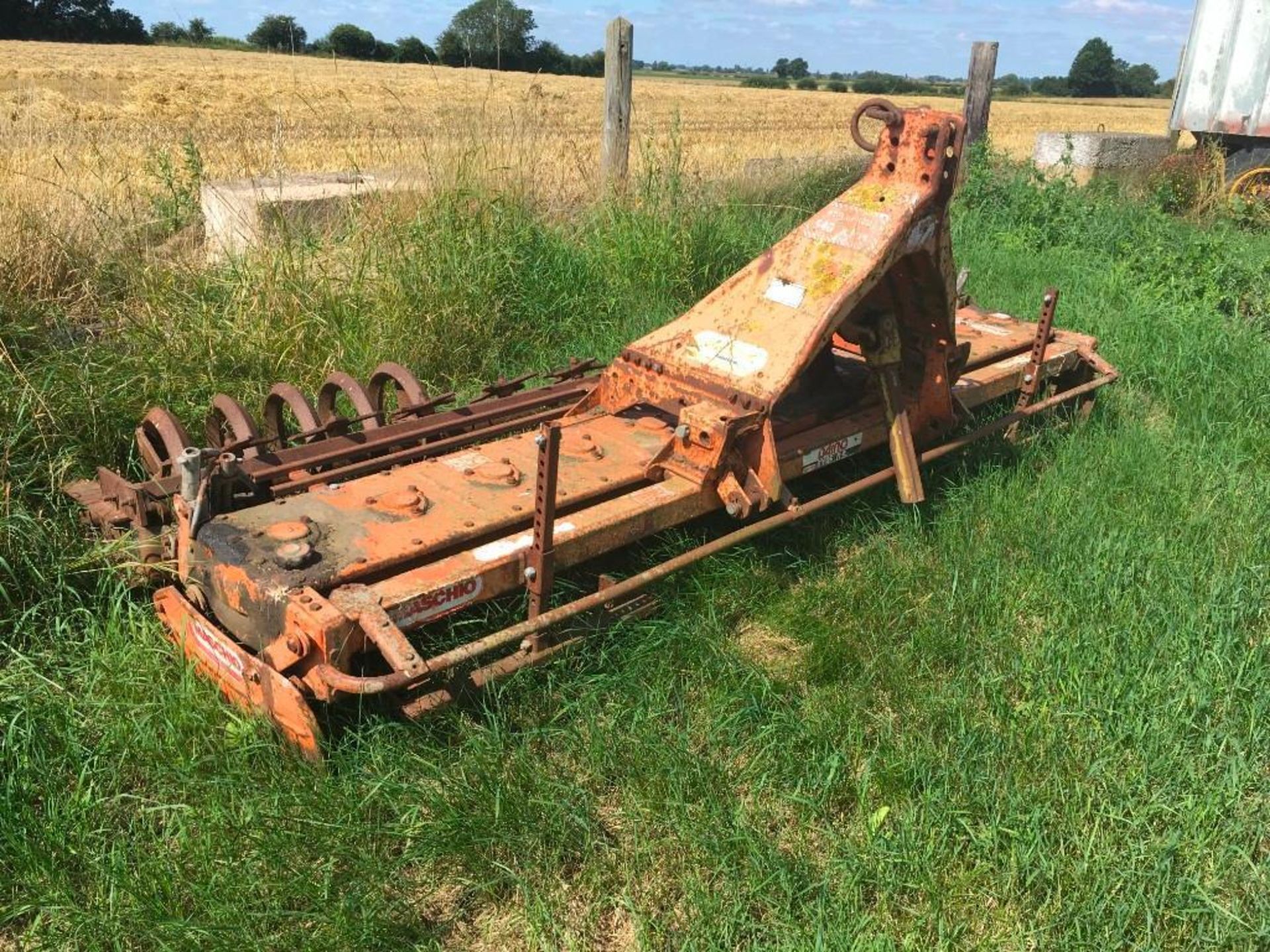 Maschio power harrow, modified to cultivate wheeling’s. - Image 2 of 7