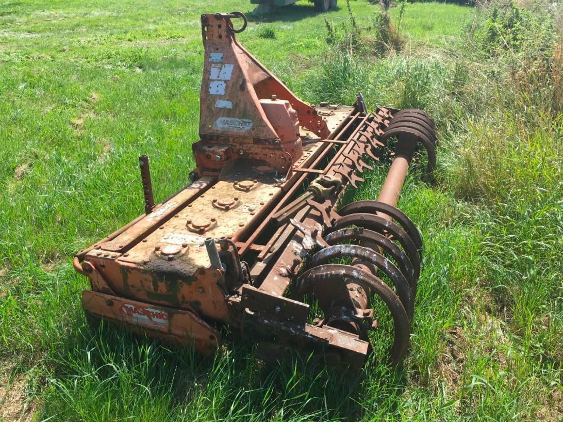 Maschio power harrow, modified to cultivate wheeling’s. - Image 4 of 7