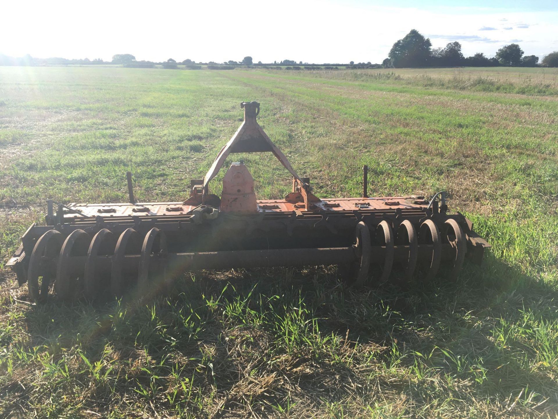 Maschio power harrow, modified to cultivate wheeling’s. - Image 5 of 7