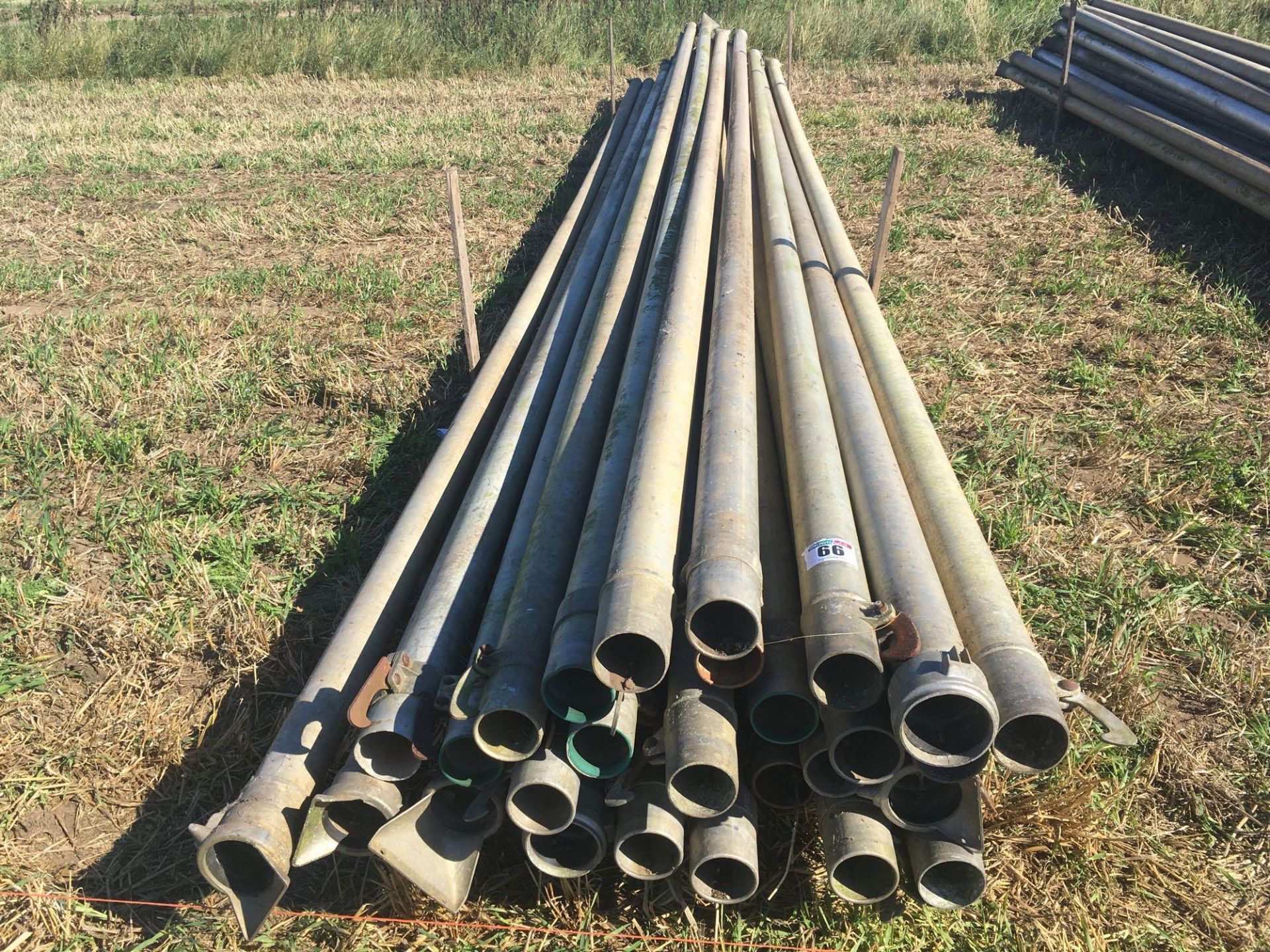 Qty of 4inch aluminium irrigation pipes