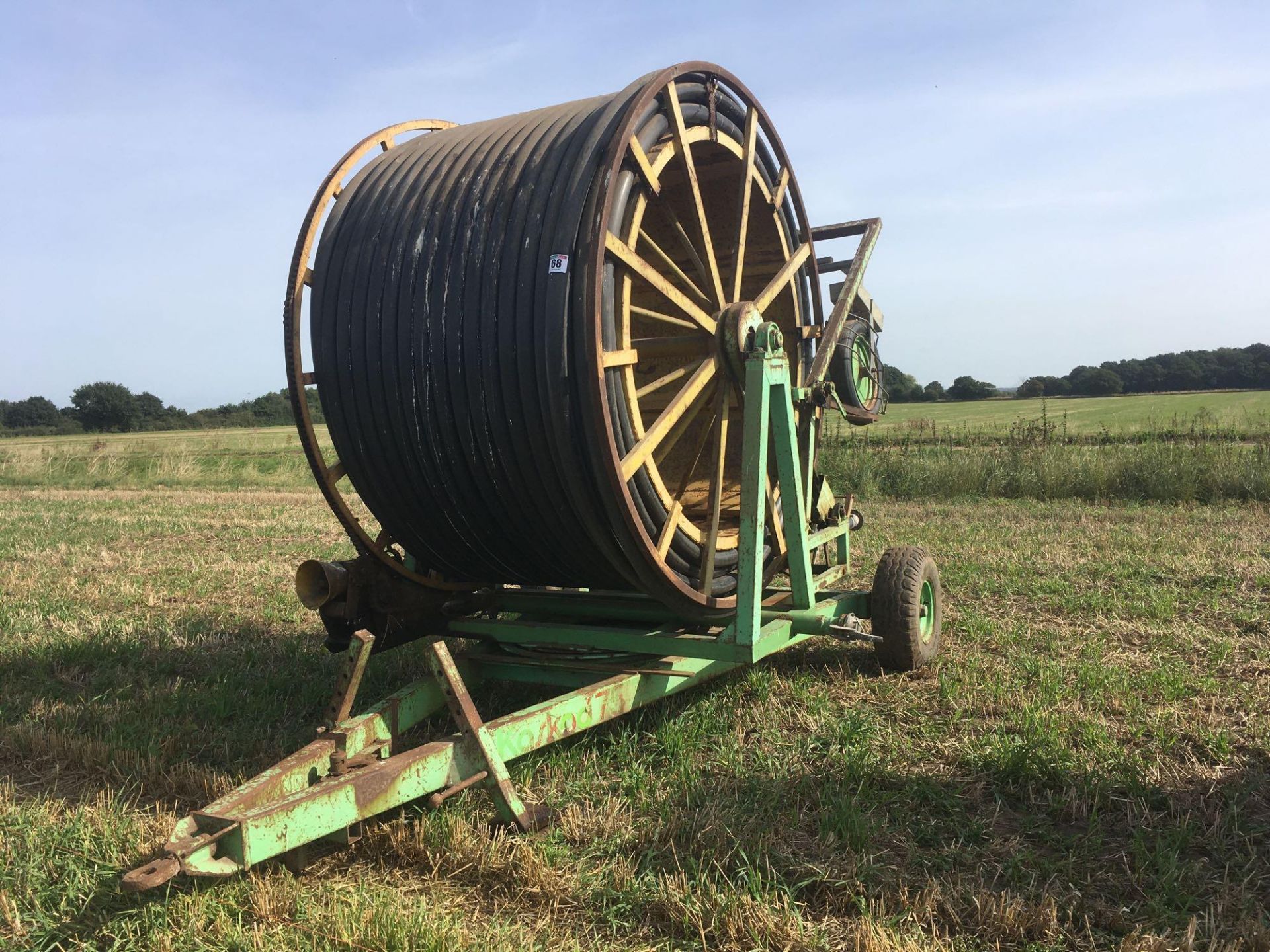 Kaskad 75 irrigation reel c/w with pipe. - Image 2 of 6