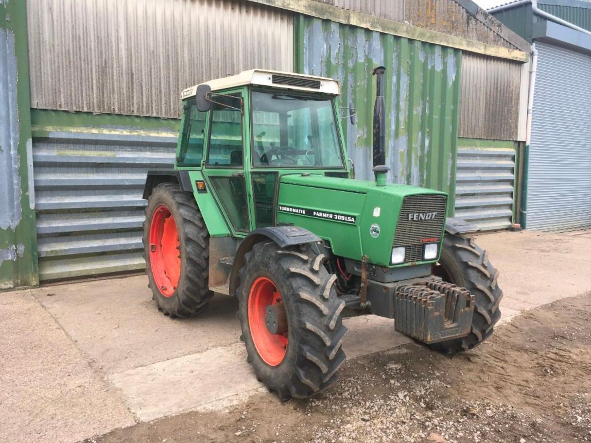 1987 Fendt Farmer 309LSA Turbomatik tractor. - Image 6 of 14