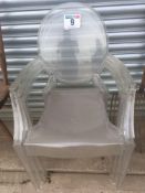 3 plastic chairs NO VAT