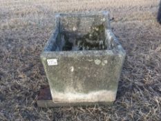 Concrete water trough