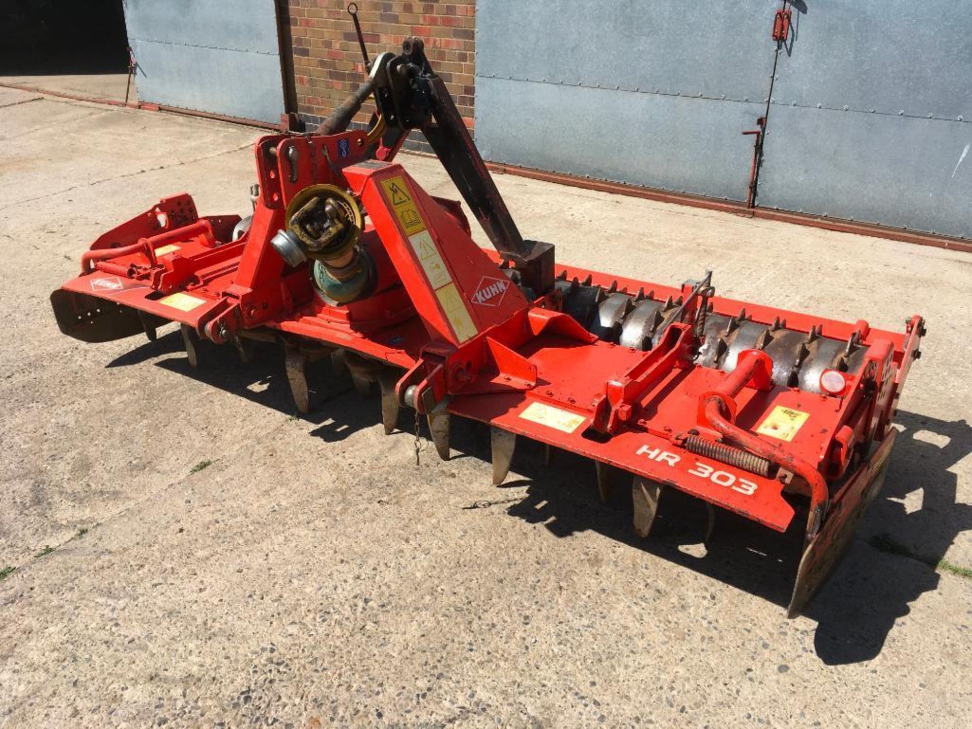 2008 Kuhn HR303 3m power harrow. Serial No: F1472. Manual in office. - Image 3 of 12