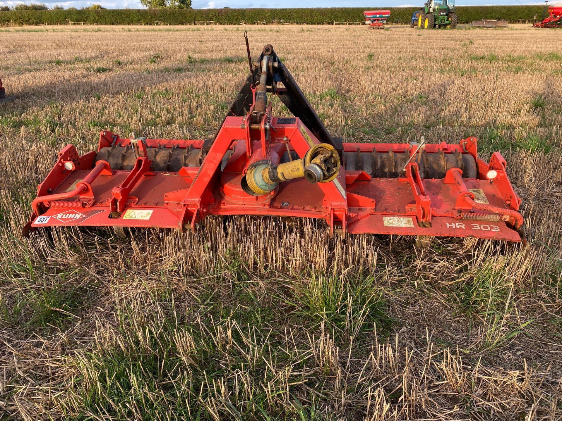 2008 Kuhn HR303 3m power harrow. Serial No: F1472. Manual in office. - Image 2 of 12