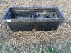 Plastic water trough