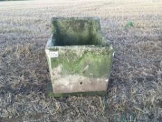 Concrete water trough