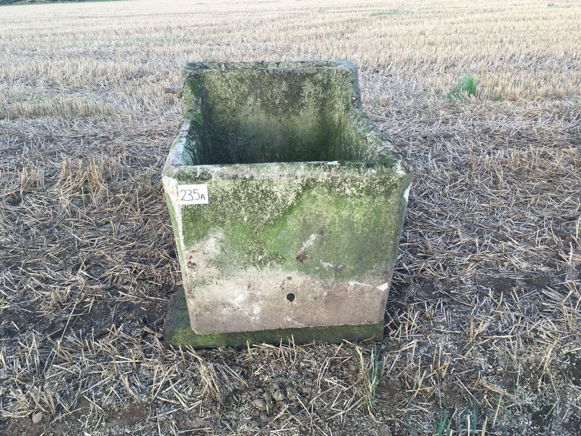 Concrete water trough