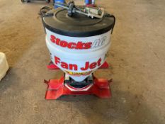 Stocks AG fan jet Slug pelleter. Control box & manual in office.