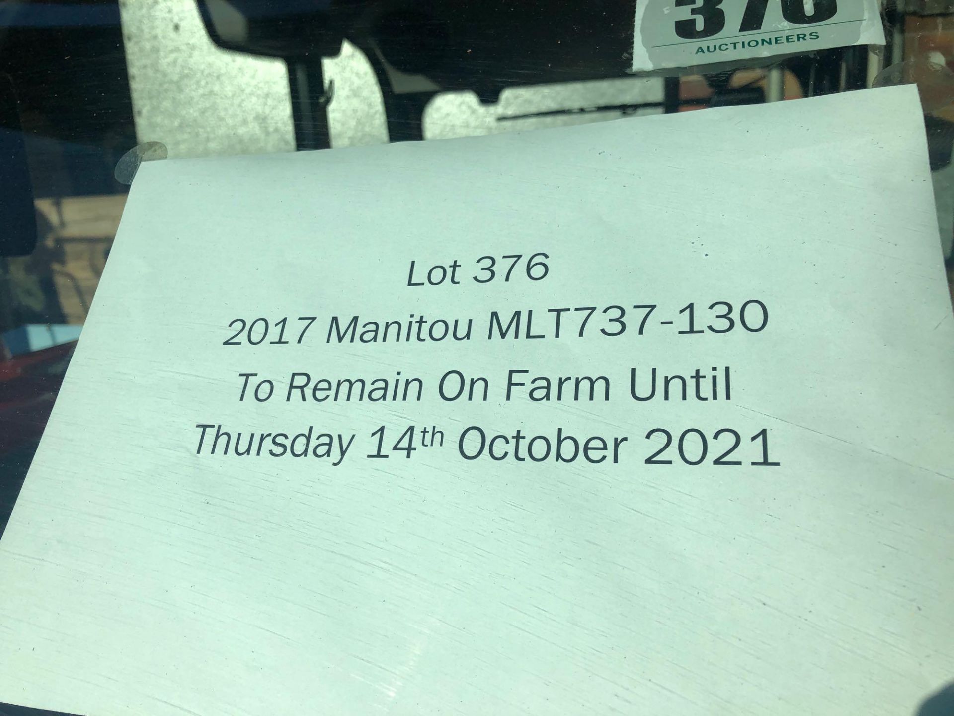 2017 Manitou MLT 737-130 PS+ Elite telehandler with rear pick up hitch, power shift, air seat, elect - Image 21 of 22