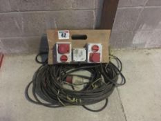 3 phase extension lead and junction box