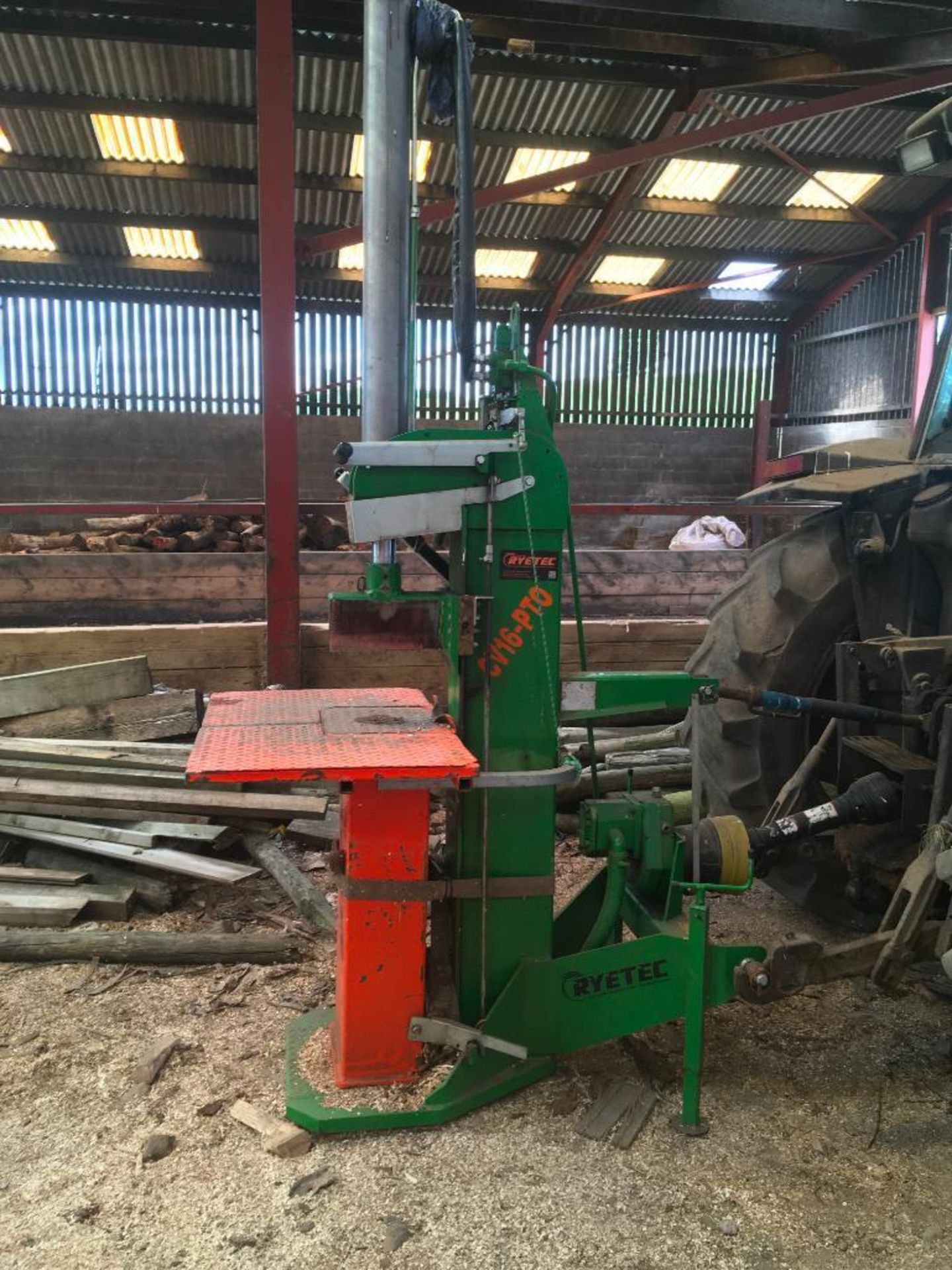 2014 Ryetec CV16-PTO pto driven log splitter, c/w safety features. Serial No: 0162414. Manual in off - Image 4 of 6