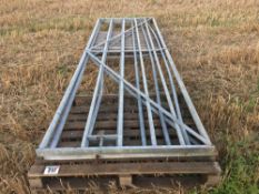 Pair of 12ft (3.6m) galvanised gates