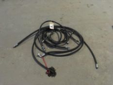 Assorted hydraulic hoses