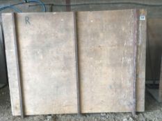 Qty of ply board grain walling (2 panels circa.8ft, 1 panel circa.9ft)