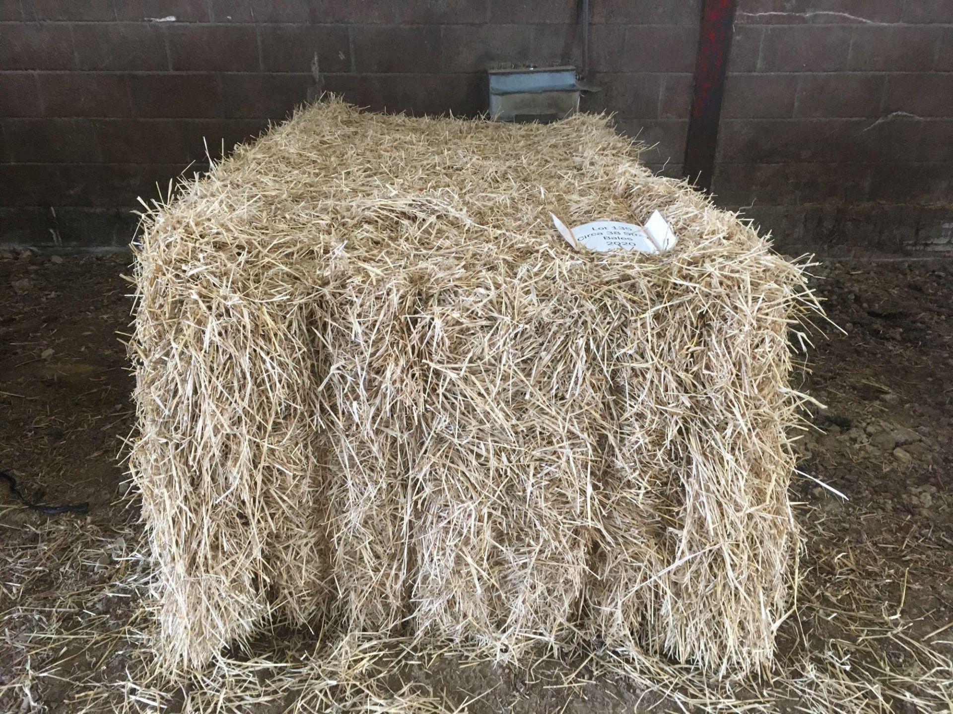 Qty of 2020 straw bales (circa 38 bales)