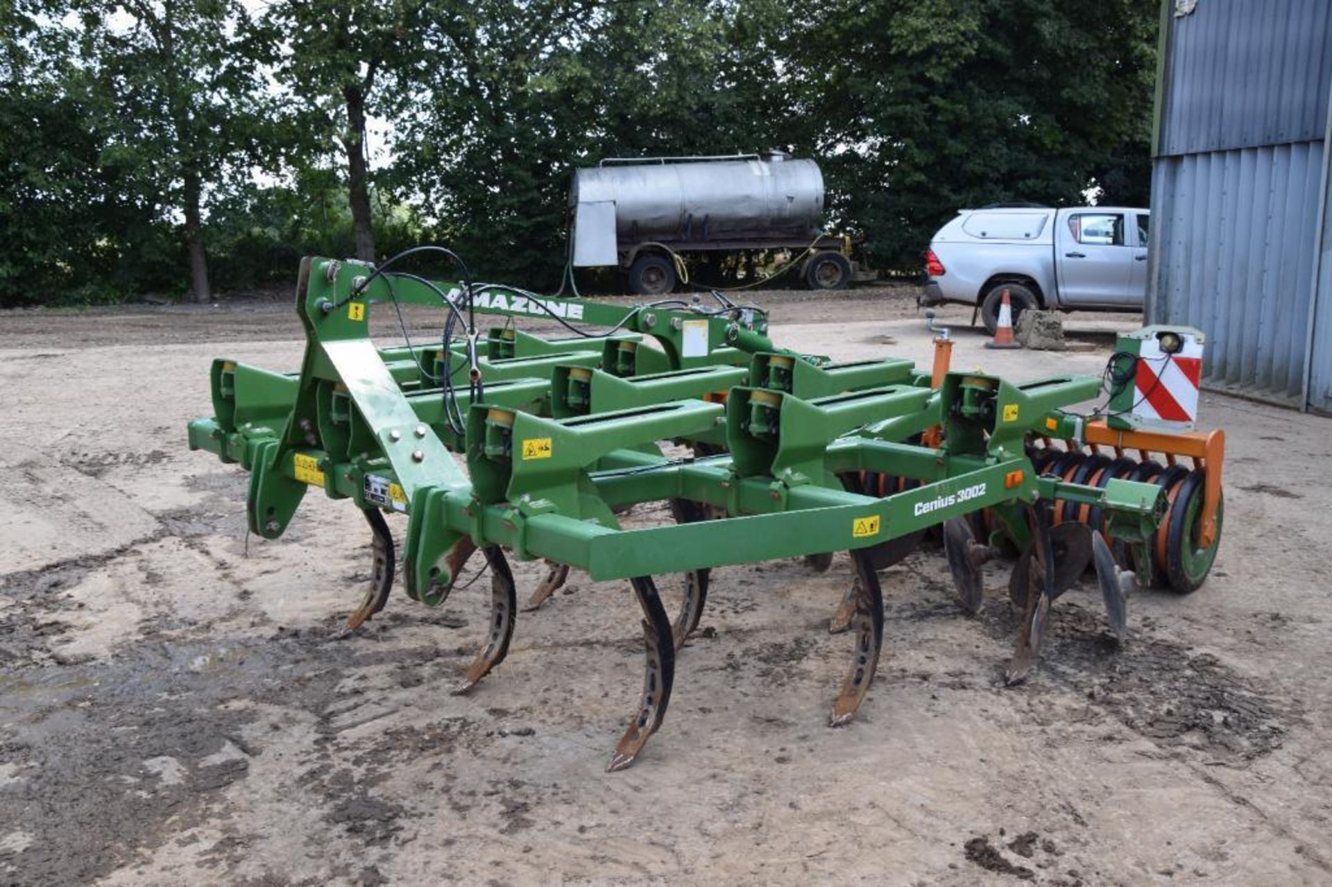 2012 Amazone Cenius 3002 3m cultivator with tines, discs and packer. Serial No: CXS0001513. Manual i - Image 15 of 17