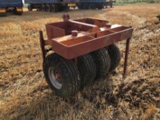 1999 Ritchie front mounted seed bed wheels. Serial No: 981534
