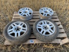 Volkswagen rims (2 with tyres)