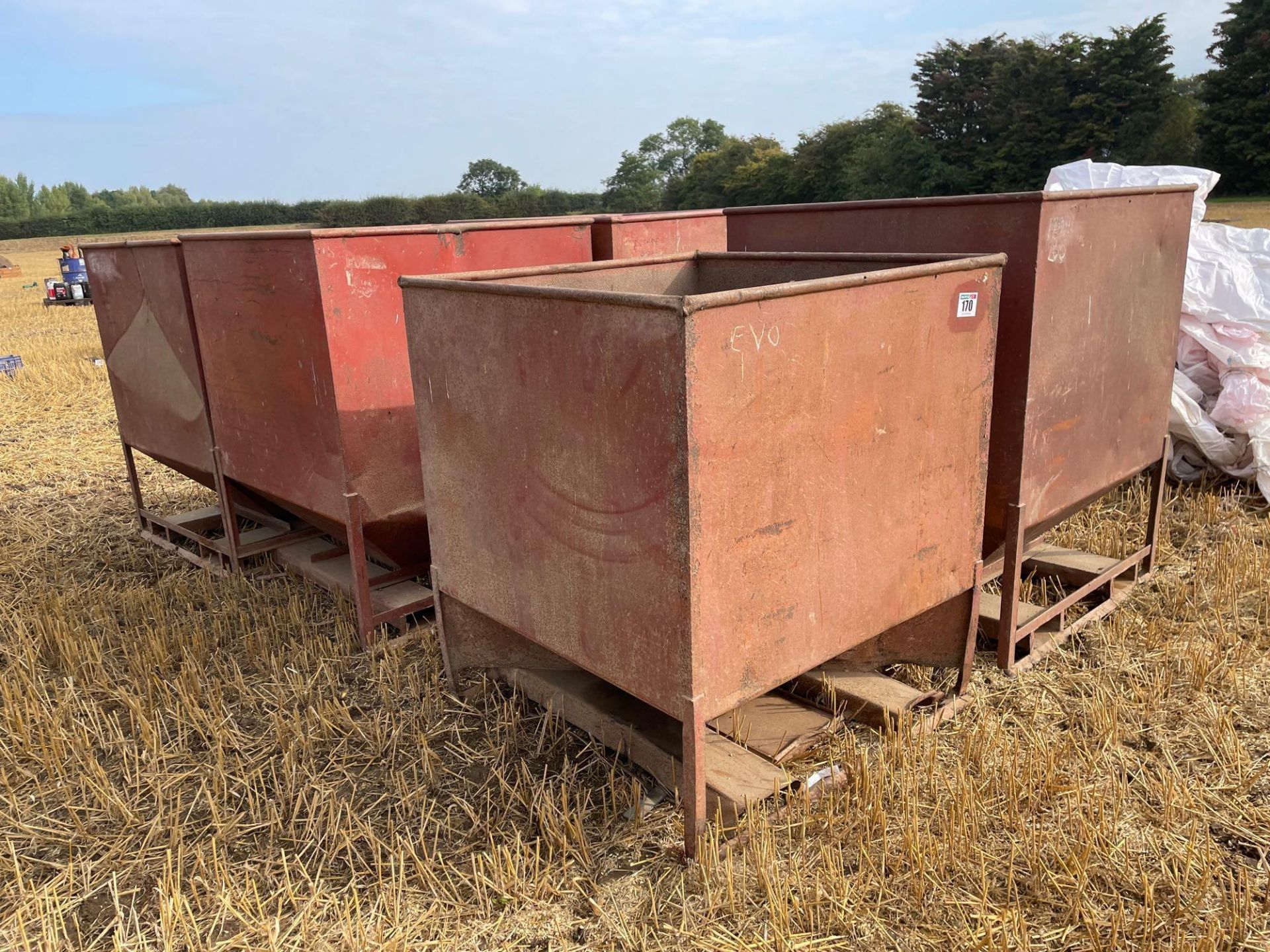 5No. Metal seed tanks