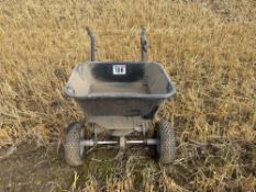 Pedestrian salt spreader