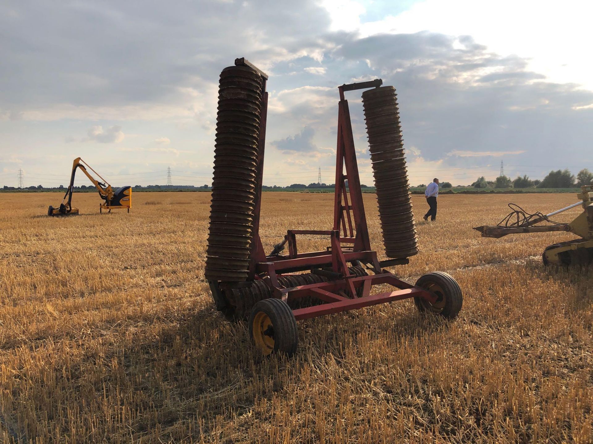 Vaderstad Roller 6.3m vertical folding cambridge rolls. Serial No: 6158 - Image 3 of 5