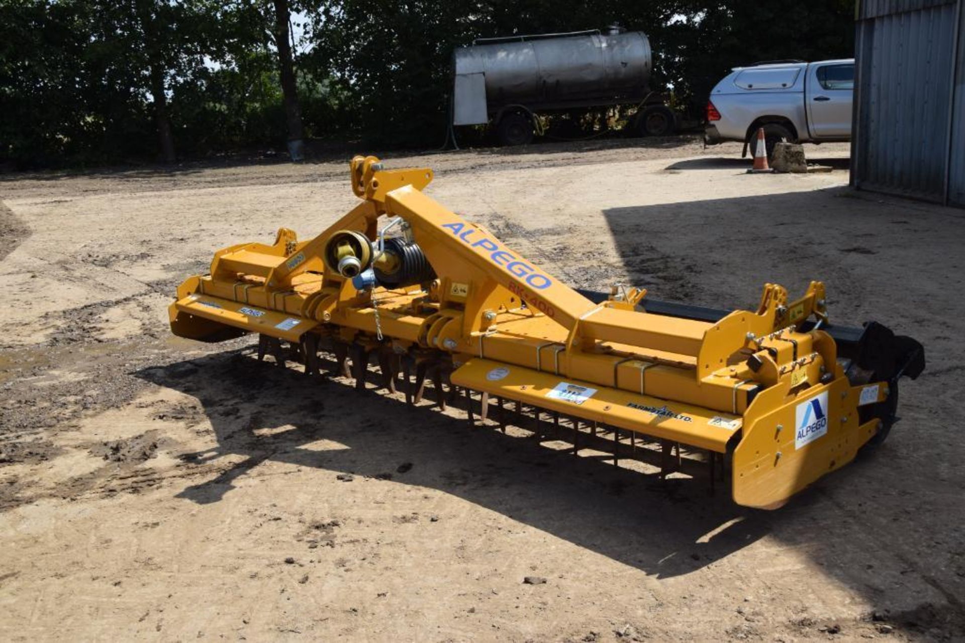 2019 Alpego RK400 4m power harrow with rear crumbler. Serial No: 000047997.  Manual in the office. - Image 9 of 16