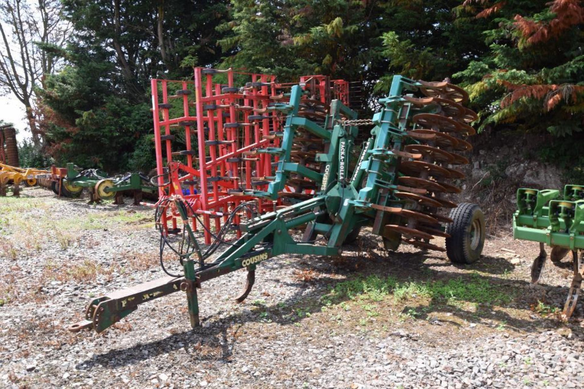 1996 Cousins Packa-Rolla 3m hydraulic folding with leading tines. Serial No: LP24CF0400 - Image 5 of 7