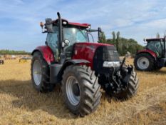 2018 Case Puma 165 4wd 50kph Powershift tractor with 4 electric spools, front linkage, cab and front