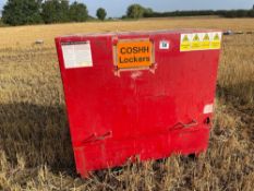 Metal chemical cabinet