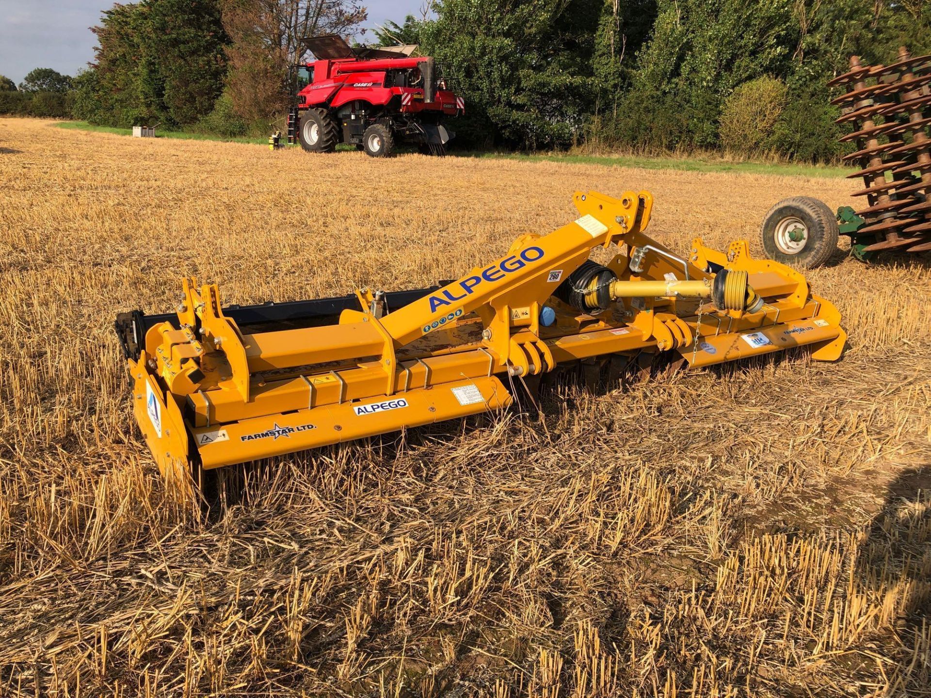 2019 Alpego RK400 4m power harrow with rear crumbler. Serial No: 000047997.  Manual in the office.