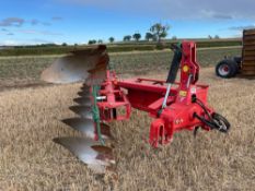 Kverneland LO85 7f (6+1) reversible plough hydraulic vari-width with skimmers. Serial No: 284. NB: M