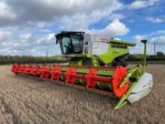 2018 Claas Lexion 770 APS Hybrid Terra Trac combine harvester with straw chopper and Topcon X30 RTK