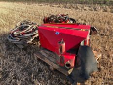 Vaderstad Biodrill 360 with hydraulic fan and pipes. Mounting arms from a Rexius Twin. Serial No: F4