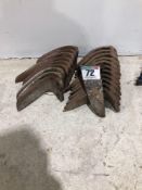 21No. Kuhn power harrow tines used