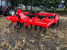 2018 Bristow Multitooth Tiller roll precision drill with 5 low disturbance subsoiler legs, leading f