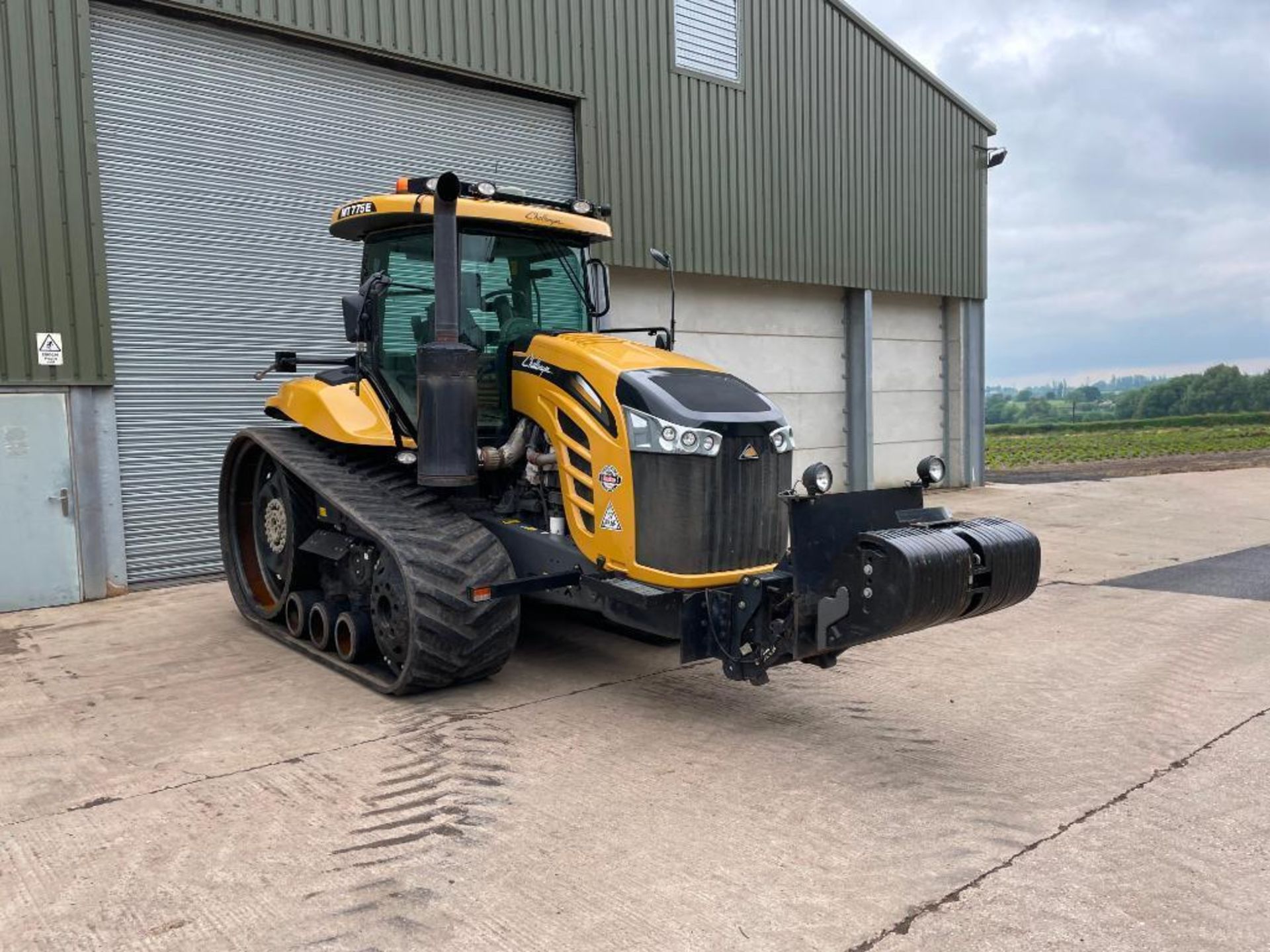 2014 CAT Challenger MT775E rubber tracked crawler with 4 electric spools, fitted with 30" tracks, id - Image 3 of 23