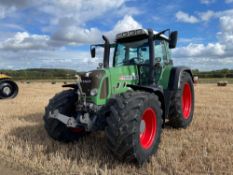 2010 Fendt 820 Vario TMS 4wd 50kph tractor with 4 electric spools, air brakes, front linkage and cab