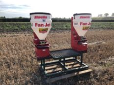 2017 Stocks AG Duo Fan Jet dual i-Con units complete with frame. Serial No: 170535. NB: Control boxe