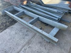 Quantity galvanised steel sections
