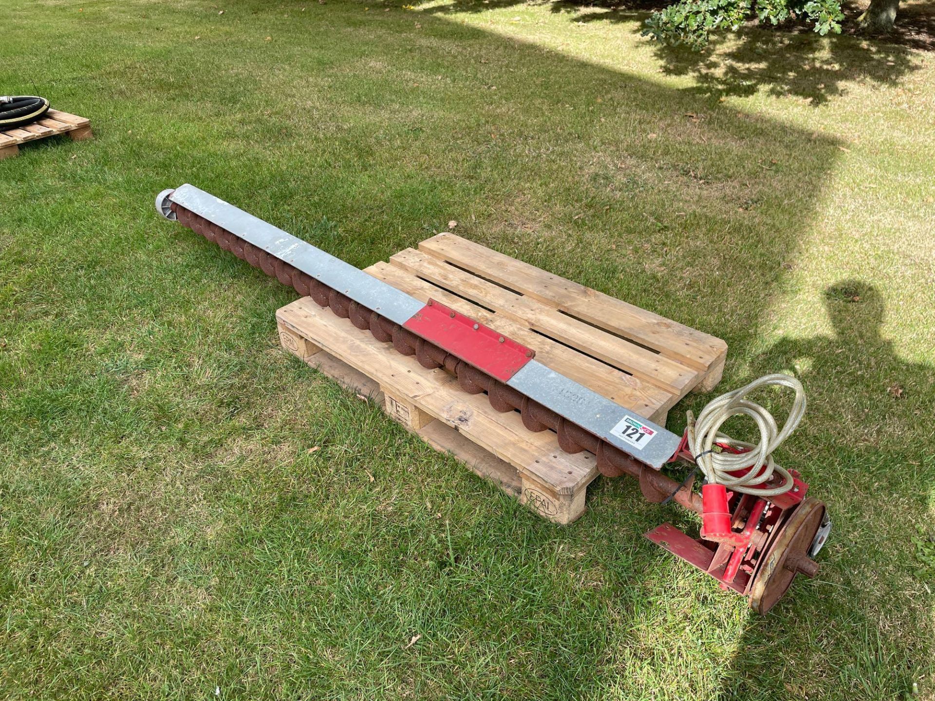 Sweep auger for 18ft grain bin, 3ph, 0.7hp, 2amp - Image 2 of 2