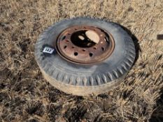 Single Goodyear 9.00-20 wheel and tyre