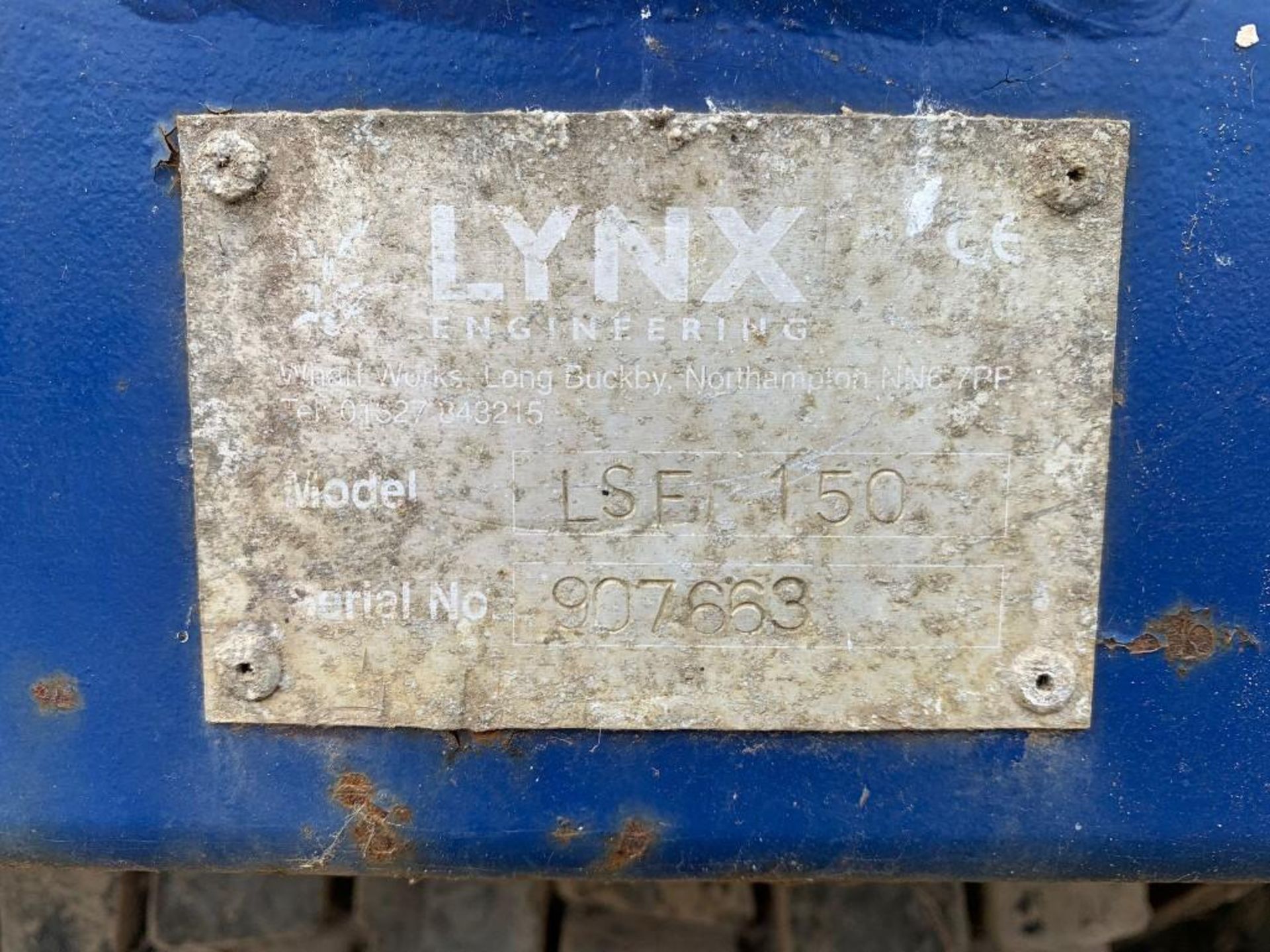 Lynx Sumo LSE 150 Front Tyre Press - Image 6 of 8