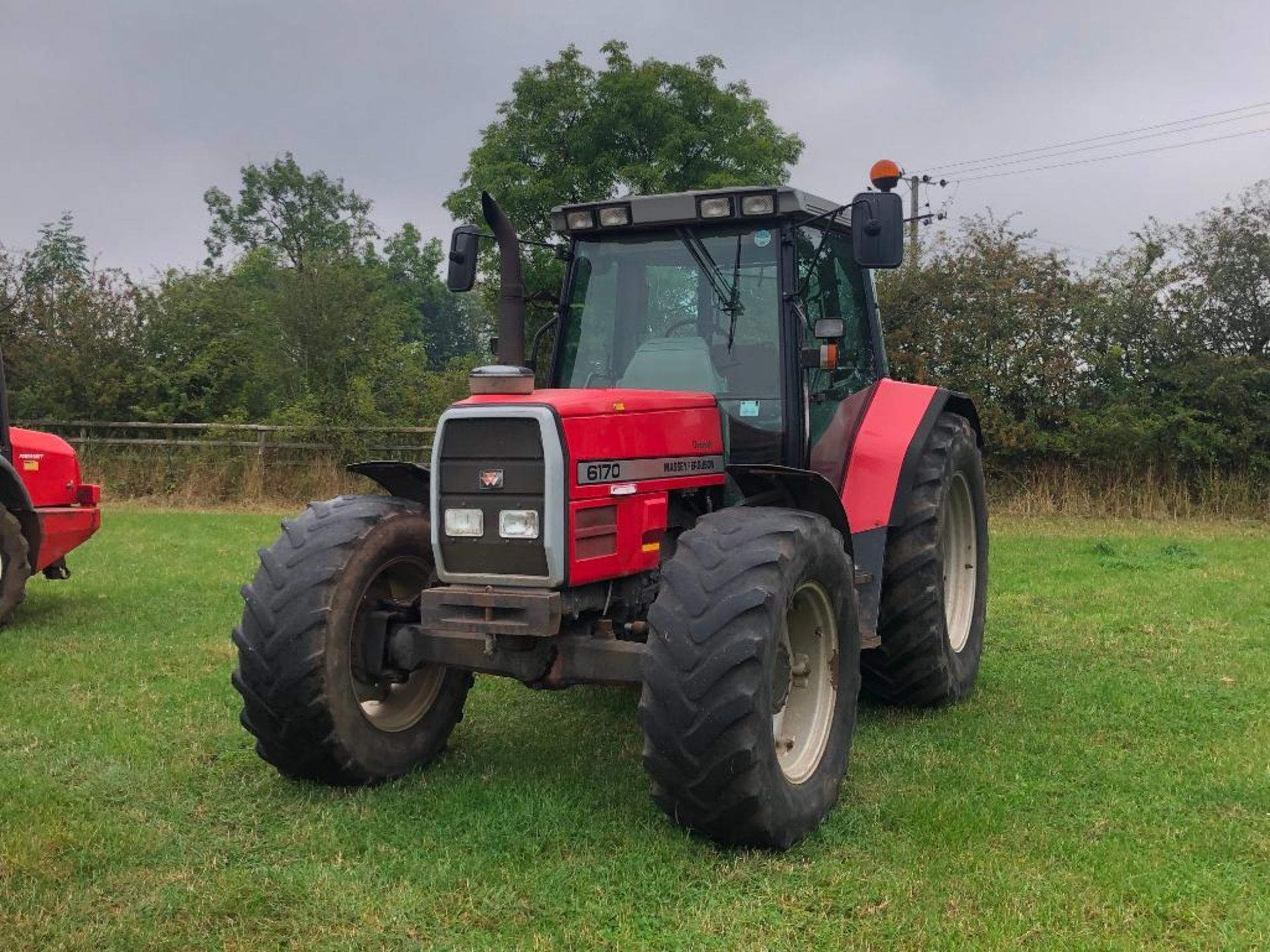 1998 Massey Ferguson 6170 Dynashift 4wd tractor with 3 manual spools on 480/65R28 front and 600/65R3 - Image 2 of 25