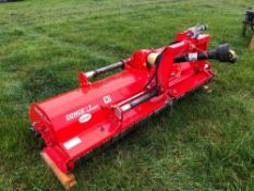 2018 Concept Perugini JT220 flail mower with hydraulic side shift. Serial No: 105171. Manual in offi