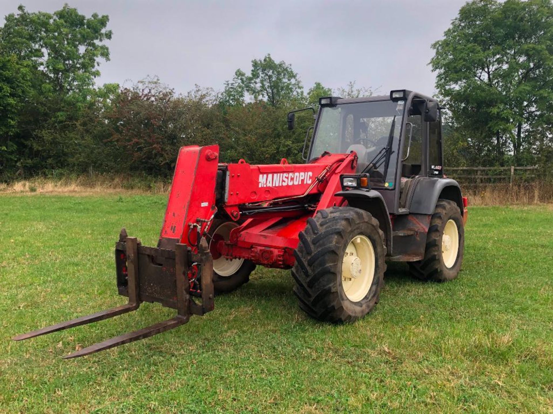 1999 Manitou Maniscopic MLA627 Turbo powershift pivot steer materials handler with PUH and pin and c - Image 2 of 26